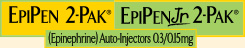 EpiPen 2-Pak® EpiPenJr 2-Pak® (Epinephrine) Auto-Injectors 0.3/0.15mg
